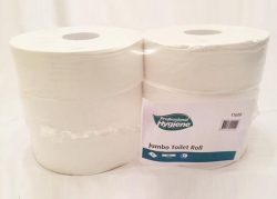 MINI JUMBO TOILET ROLL 1 PLY - 600m x 9.5cm Core Size 76mm
